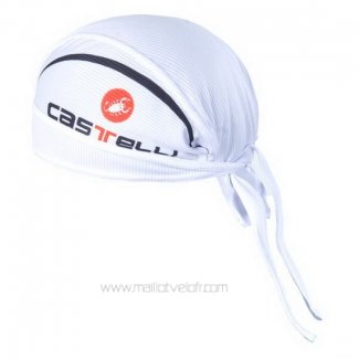 2012 Castelli Foulard Cyclisme Blanc