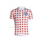 2021 Maillot Cyclisme Tour De France Rouge Blanc Manches Courtes