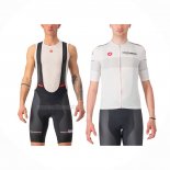 2024 Maillot Cyclisme Giro D'italie Blanc Manches Courtes Et Cuissard