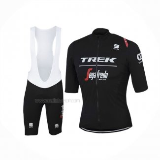 2017 Maillot Cyclisme Trek Segafredo Noir Manches Courtes Et Cuissard