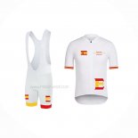 2019 Maillot Cyclisme Vuelta Espana Blanc Manches Courtes Et Cuissard