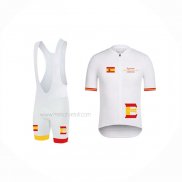 2019 Maillot Cyclisme Vuelta Espana Blanc Manches Courtes Et Cuissard