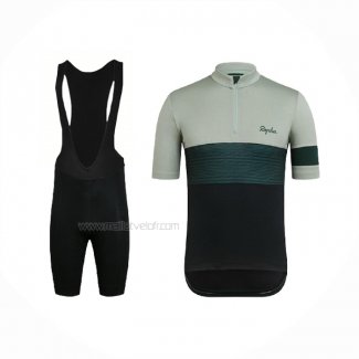 2021 Maillot Cyclisme Rapha Lumiere Vert Manches Courtes Et Cuissard