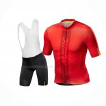 2018 Maillot Cyclisme Mavic Rouge Manches Courtes Et Cuissard