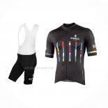 2021 Maillot Cyclisme Bianchi Noir Manches Courtes Et Cuissard(3)