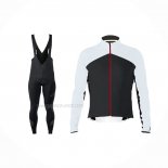 2021 Maillot Cyclisme Mavic Blanc Manches Longues Et Cuissard