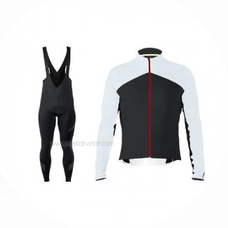 2021 Maillot Cyclisme Mavic Blanc Manches Longues Et Cuissard