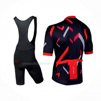 2019 Maillot Cyclisme Nalini Descesa 2.0 Blanc Rouge Manches Courtes Et Cuissard