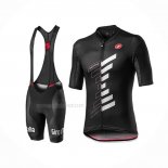 2020 Maillot Cyclisme Giro D'italie Noir Blanc Manches Courtes Et Cuissard