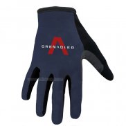 2022 INEOS Grenadiers Gants Doigts Longs Cyclisme Bleu