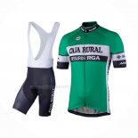 2018 Maillot Cyclisme Caja Rural Vert Manches Courtes Et Cuissard