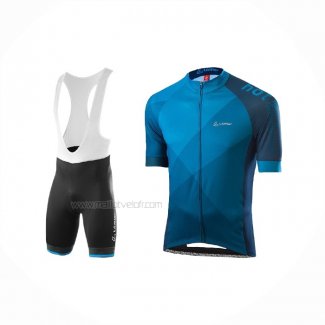 2021 Maillot Cyclisme Loffler Bleu Manches Courtes Et Cuissard