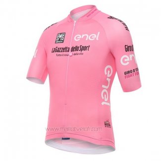 2016 Maillot Cyclisme Giro D'italie Fuchsia Manches Courtes