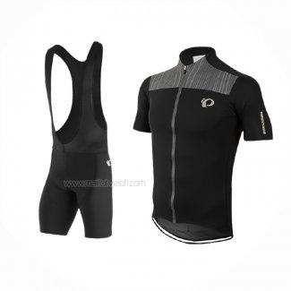 2017 Maillot Cyclisme Pearl Izumi Noir Gris Manches Courtes Et Cuissard