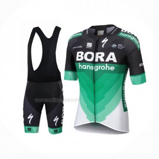 2018 Maillot Cyclisme Bora Vert Manches Courtes Et Cuissard