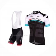 2018 Maillot Cyclisme Nalini Blanc Noir Manches Courtes Et Cuissard