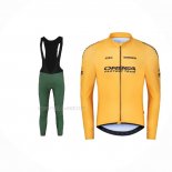 2024 Maillot Cyclisme Orbea Jaune Manches Longues Et Cuissard