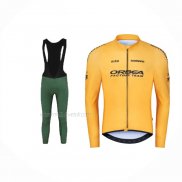 2024 Maillot Cyclisme Orbea Jaune Manches Longues Et Cuissard