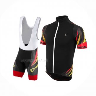 2017 Maillot Cyclisme Pearl Izumi Noir Rouge Manches Courtes Et Cuissard