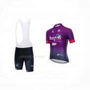 2020 Maillot Cyclisme Burgos BH Fuchsia Manches Courtes Et Cuissard