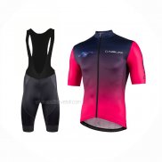 2022 Maillot Cyclisme Nalini Fuchsia Manches Courtes Et Cuissard