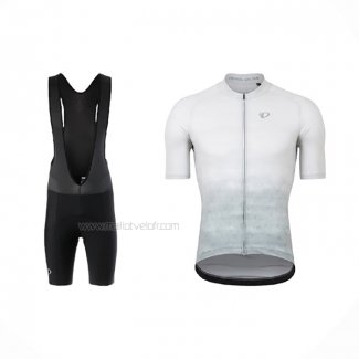 2021 Maillot Cyclisme Pearl Izumi Blanc Gris Manches Courtes Et Cuissard