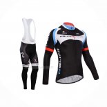 2014 Maillot Cyclisme Nalini Noir Manches Longues Et Cuissard