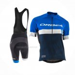 2017 Maillot Cyclisme Femme Orbea Noir Bleu Manches Courtes Et Cuissard