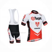 2013 Maillot Cyclisme Trek Rouge Blanc Manches Courtes Et Cuissard