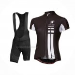 2016 Maillot Cyclisme Femme Assos Noir Manches Courtes Et Cuissard