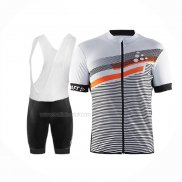 2017 Maillot Cyclisme Craft Gris Manches Courtes Et Cuissard