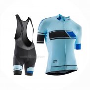 2017 Maillot Cyclisme Femme Orbea Bleu Manches Courtes Et Cuissard