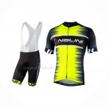 2021 Maillot Cyclisme Nalini Jaune Manches Courtes Et Cuissard