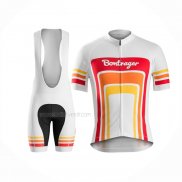 2016 Maillot Cyclisme Trek Bontrager Rouge Blanc Manches Courtes Et Cuissard