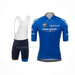 2017 Maillot Cyclisme Giro D'italie Bleu Manches Courtes Et Cuissard