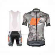 2018 Maillot Cyclisme Cipollini Prestig Camo Orange Manches Courtes Et Cuissard