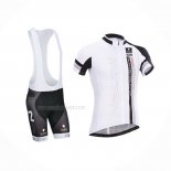 2014 Maillot Cyclisme Nalini Blanc Manches Courtes Et Cuissard