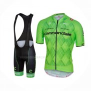 2016 Maillot Cyclisme Cannondale Noir Vert Manches Courtes Et Cuissard