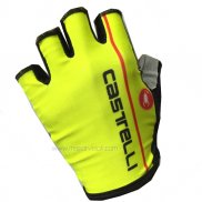 2017 Castelli Gants Ete Cyclisme Jaune