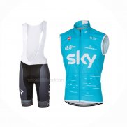 2017 Gilet Coupe-vent Sky Azur Et Cuissard