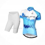 2017 Maillot Cyclisme Femme Nalini Sfiziosa Azur Manches Courtes Et Cuissard