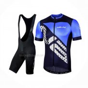 2019 Maillot Cyclisme Nalini Volata 2.0 Noir Bleu Manches Courtes Et Cuissard