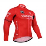 2015 Maillot Cyclisme Giro D'italie Rouge Manches Longues