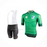 2019 Maillot Cyclisme UAE Tour Vert Manches Courtes Et Cuissard