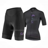 2023 Maillot Cyclisme Femme Liv Noir Manches Courtes Et Cuissard